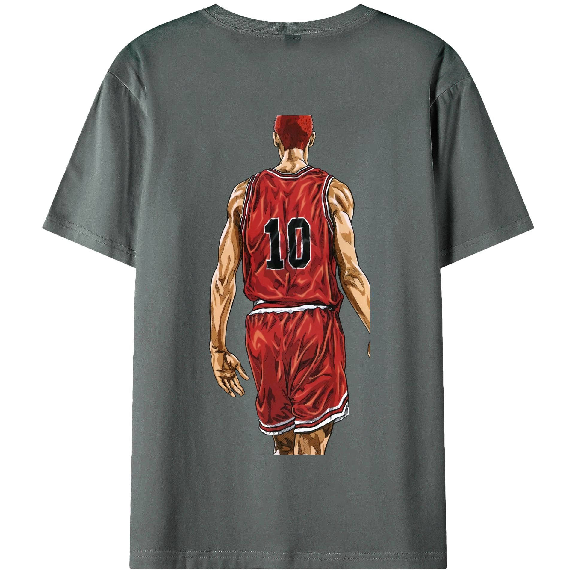 SLAM DUNK／スラムダンク 綿100％半袖Tシャツ（背面プリント）